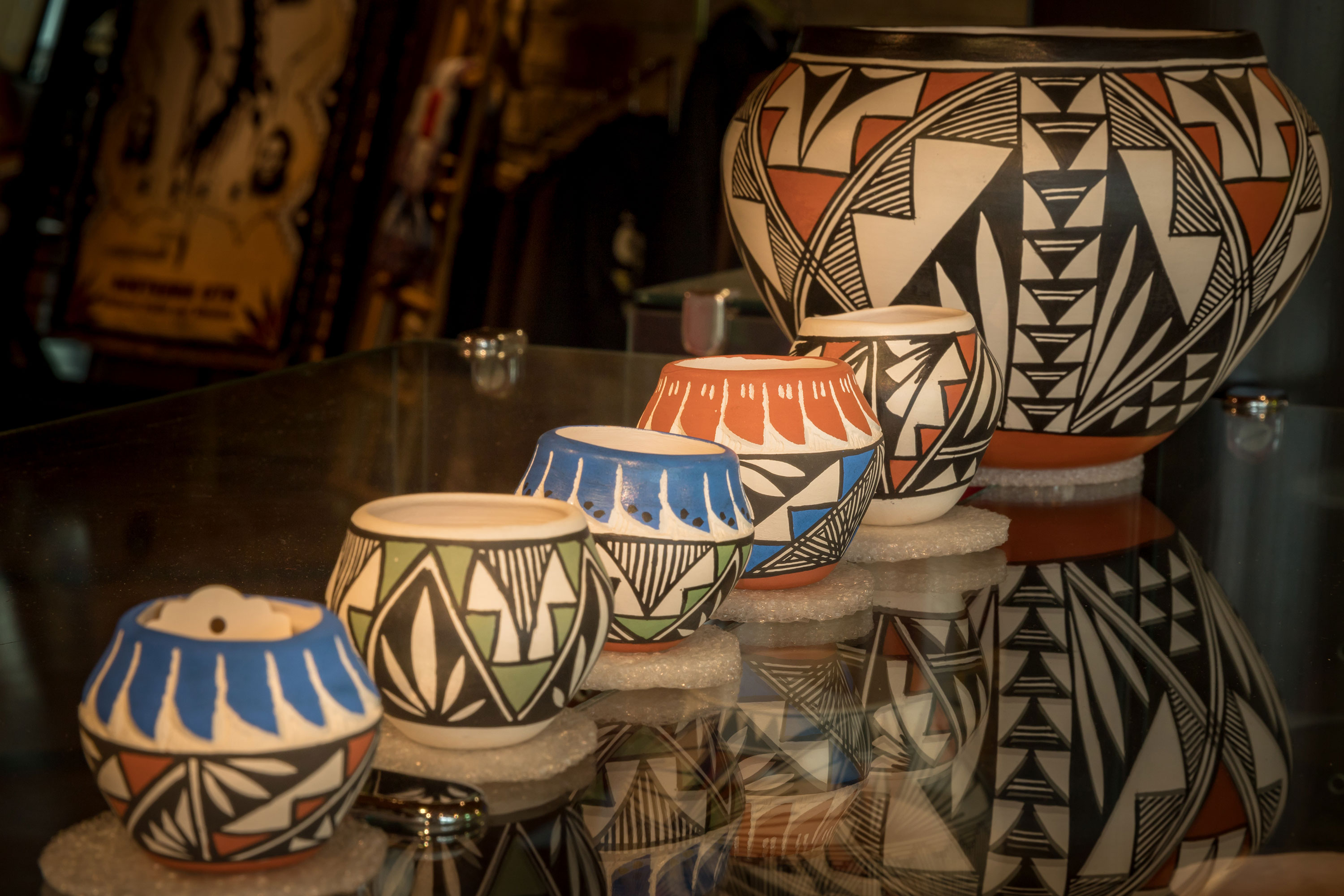 image of native american pottery